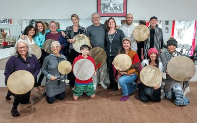 Medicine Drum and Rattle Making Workshop, January 2020