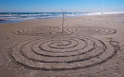 2021 Celtic Triple Goddess Spiral Labyrinth