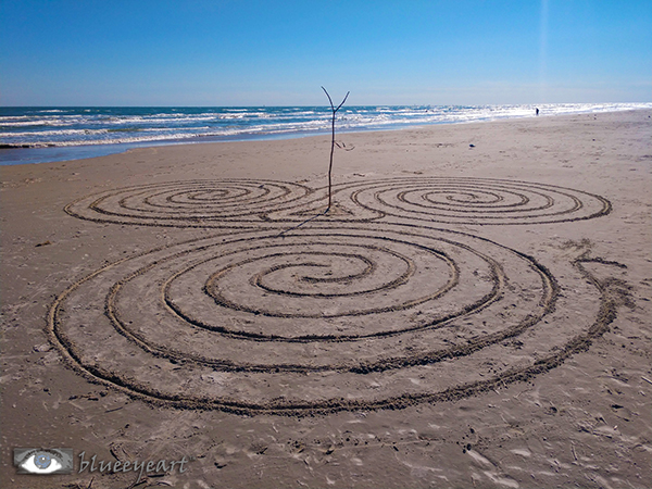 2021 Celtic Triple Goddess Spiral Labyrinth