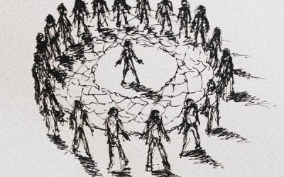 Making Prayer of Gratitude Dreamcatcher Circle – 2016