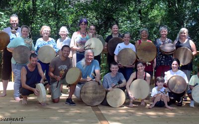 Medicine Drum and Rattle Making, Coldspring, TX, June 2021