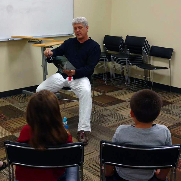 Nate Long “Owl” at Local Austin Author’s Book Fair