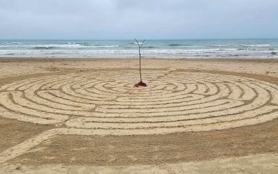 2023 Six-Segment Beach Labyrinth