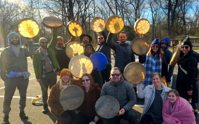 Medicine Drum Making Workshop, in Columbus, Ohio, December 2024