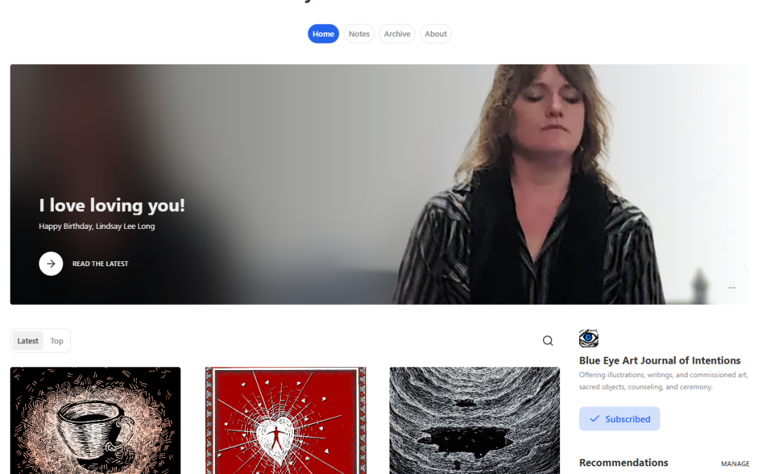 Please join me on SubStack!